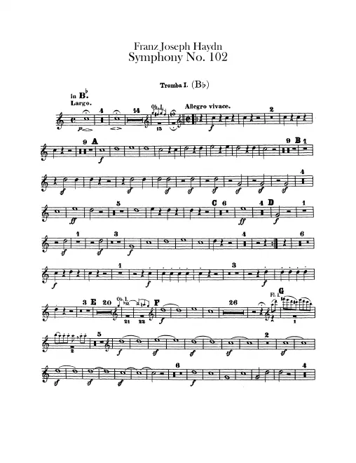 Trumpet 1, 2 (B)