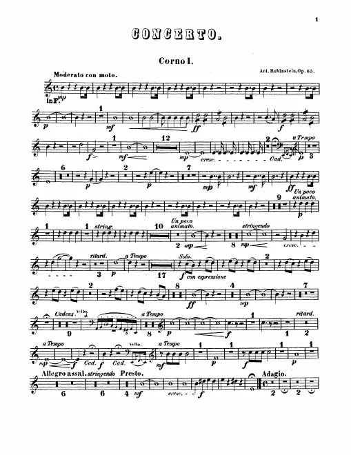 Horn 1, 2 (F)