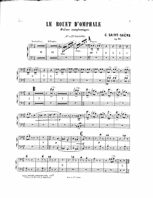 Bassoon 1/2, 3/4*