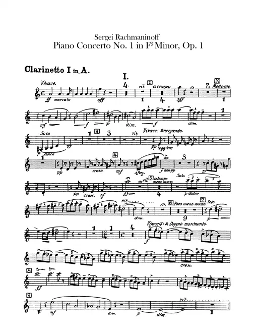 Clarinet 1 (A)