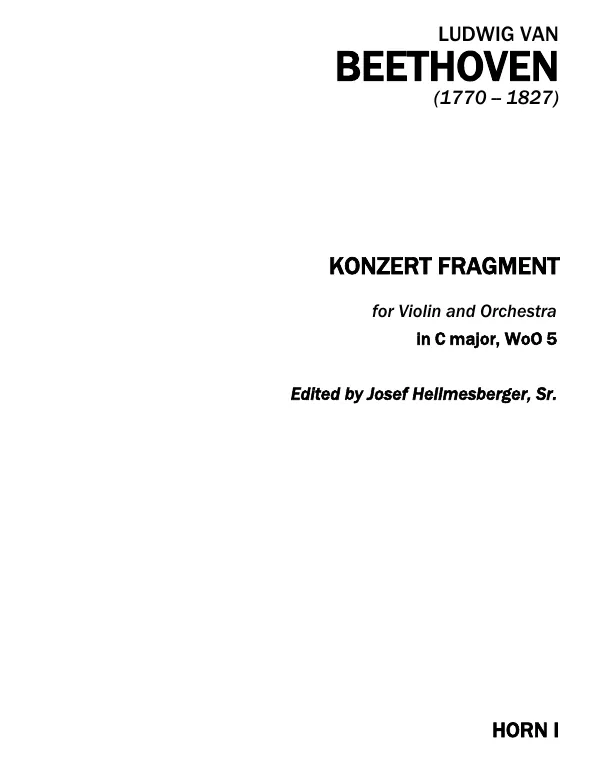 Horn 1, 2 (C)