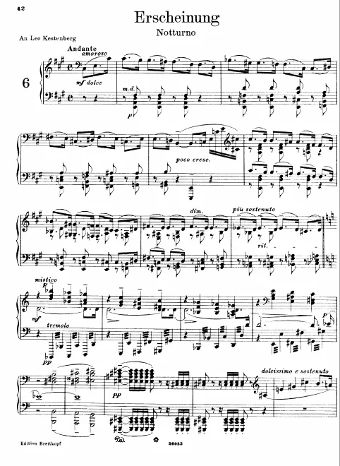 6. Erscheinung, Notturno