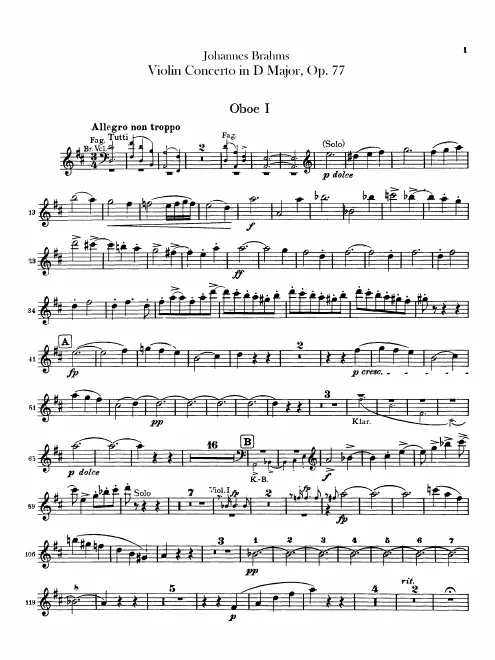 Oboe 1, 2