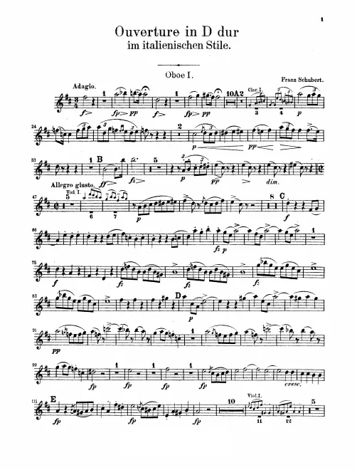 Oboe 1, 2