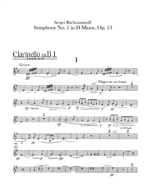 Clarinet 1 (B/A)