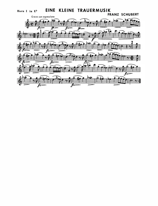 Horn 1, 2 (E)