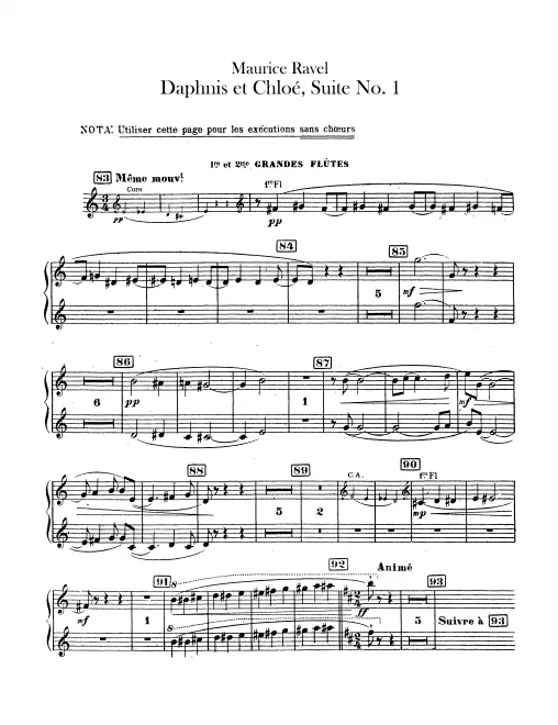 Flutes - alternate parts to substitute for chorus