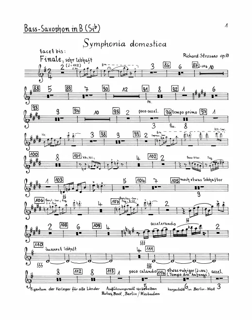 Bass Saxophone (B)