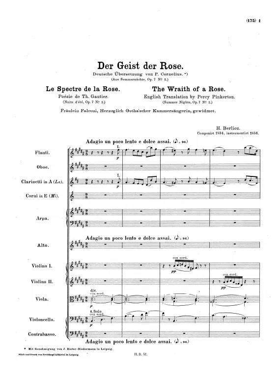 2. Le Spectre de la Rose (B major)