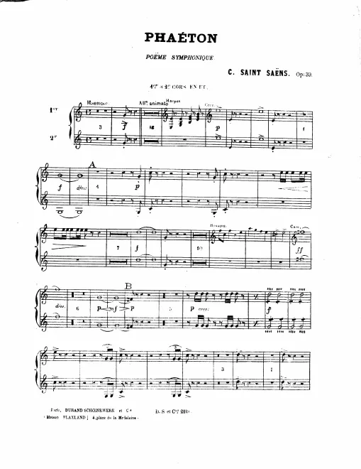 Horn 1/2 (C, E), 3/4 (F)