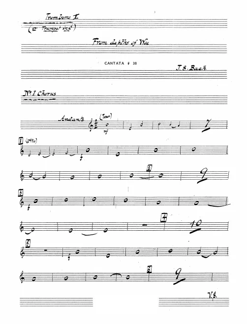 Trombone 1/Trumpet (C), 2, 3, 4