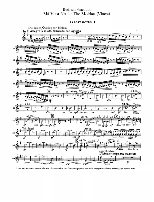 Clarinet 1, 2 (C, A, B)