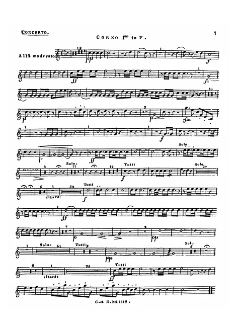 Horn 1 (F)