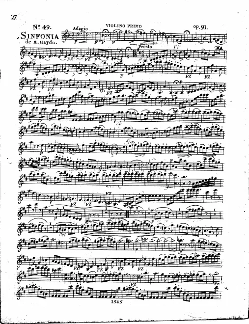 Violins I