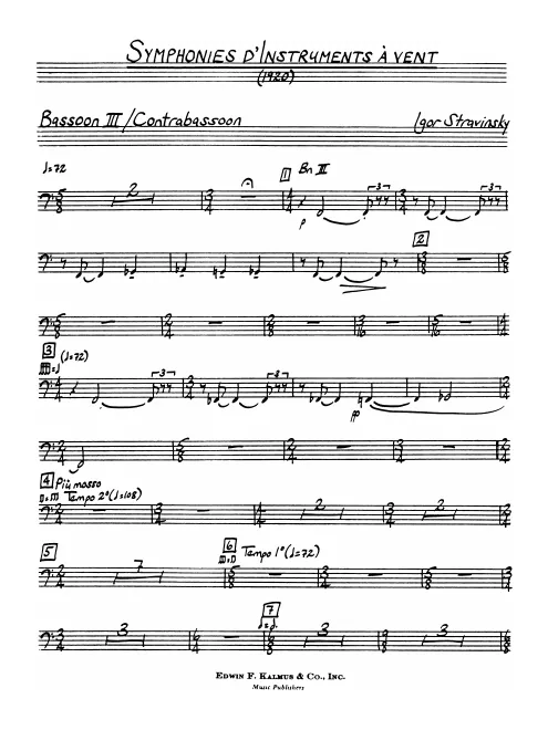 Bassoon 3/Contrabassoon