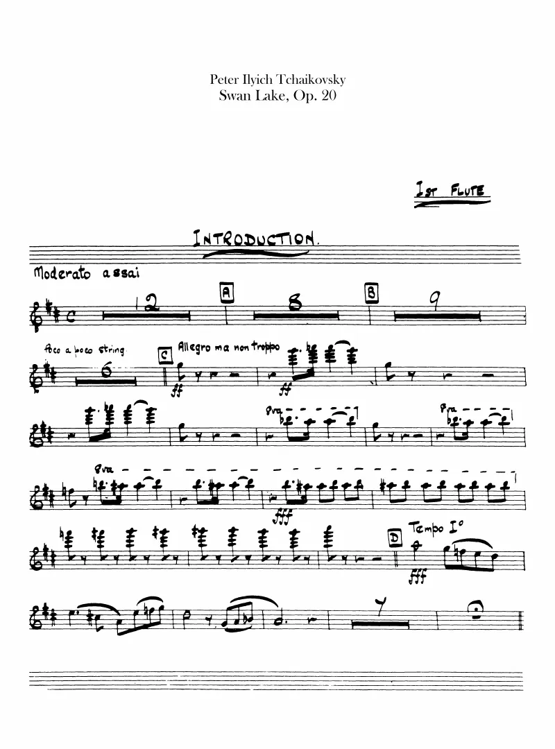 Flute 1, 2