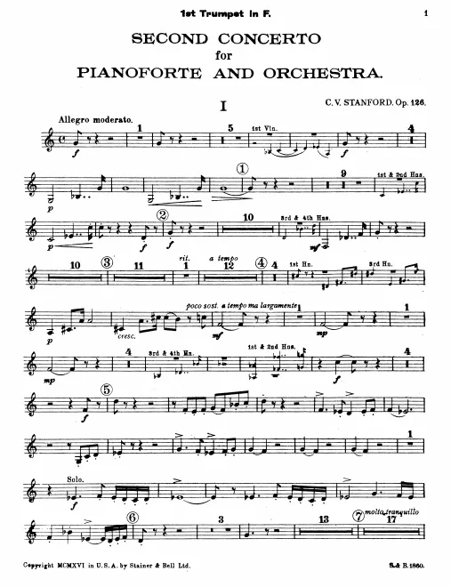 Trumpet 1, 2 (in F)