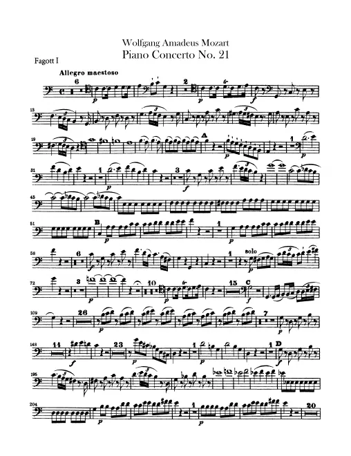 Bassoon 1, 2