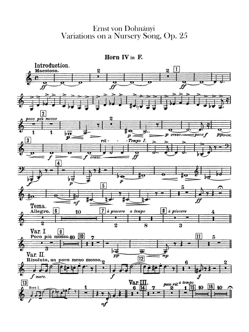 Horn 4 (F)