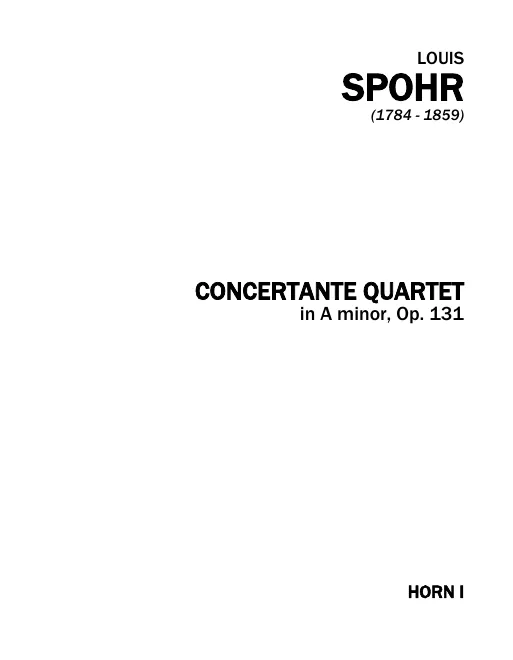 Horn 1, 2 (D)