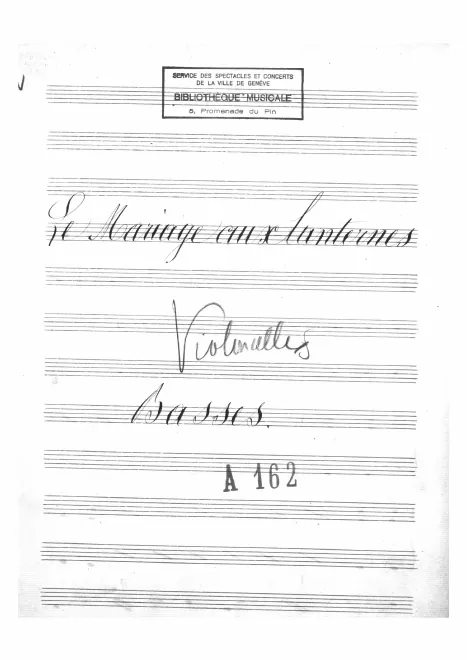 Cellos/Basses
