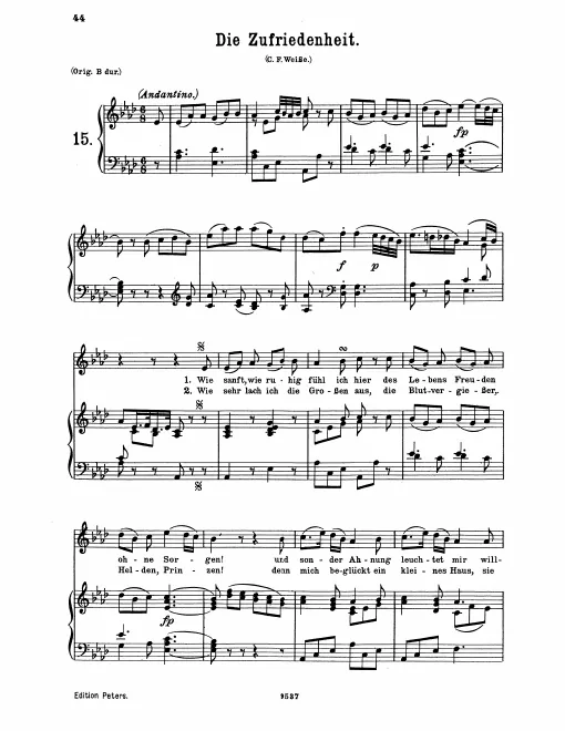Complete Score (low voice, )