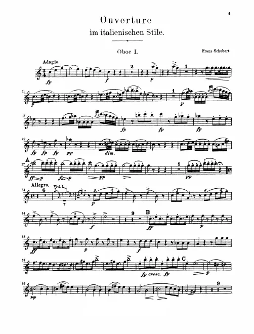 Oboe 1, 2