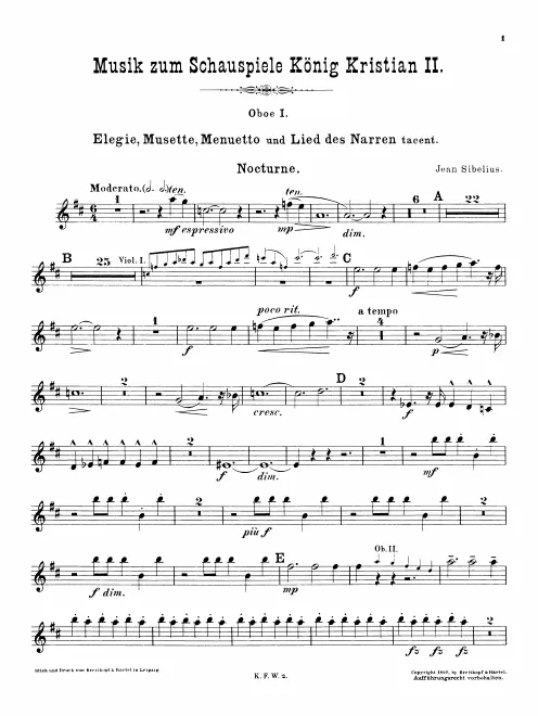 Oboe 1, 2