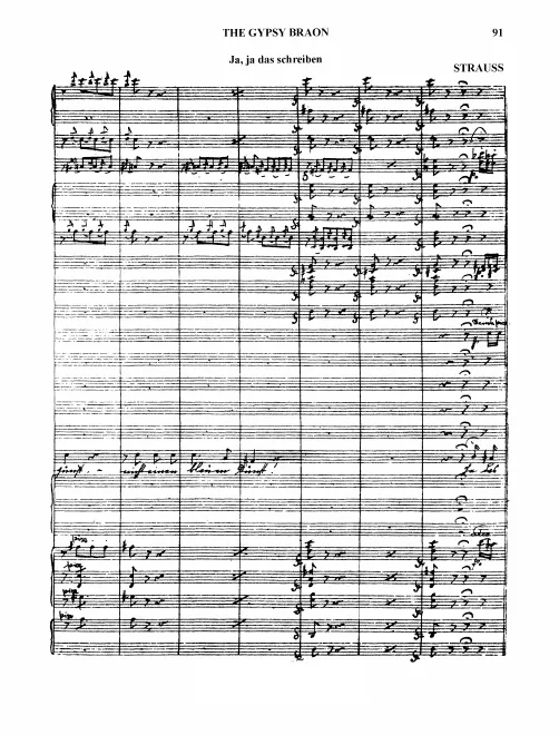 Ja, Ja das Schreiben (Act I, Melodrama)