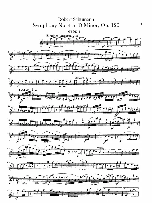 Oboe 1, 2