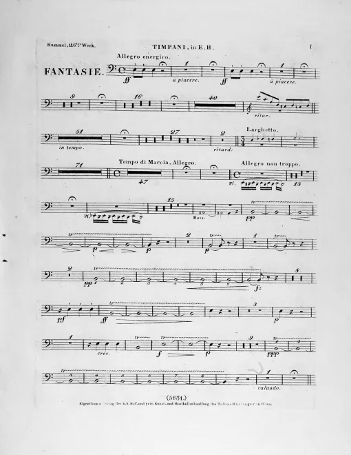 Timpani, Triangle