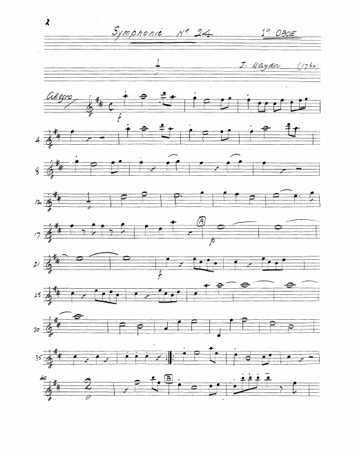 Oboe 1, 2