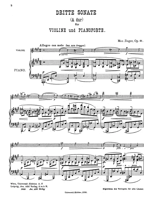 Piano score