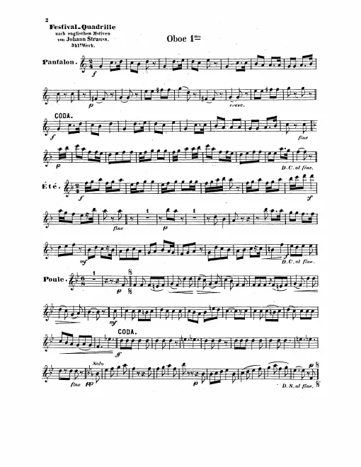 Oboe 1, 2