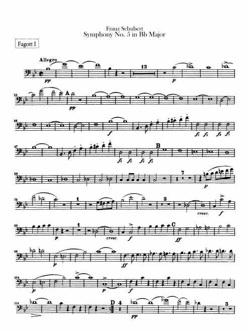 Bassoon 1, 2