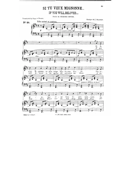 Complete Score (medium voice, in )