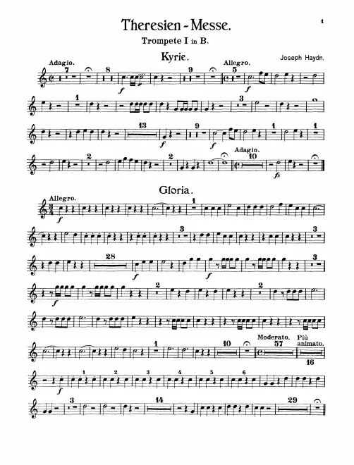Trumpet 1, 2 (B)