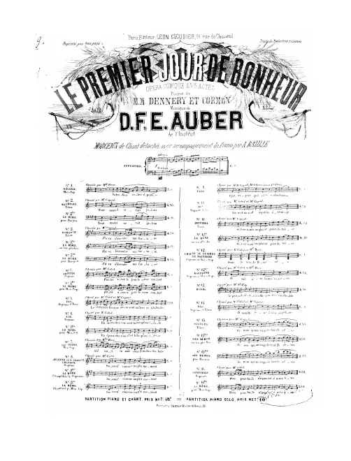No.12 bis , Nocturne: "Ô nuit, une heure encore" (Act III, No.11b)