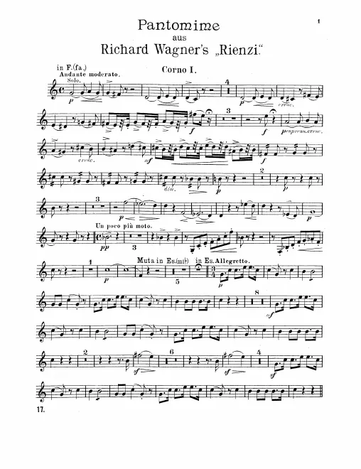 Horn 1, 2, 3, 4