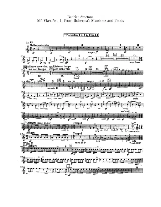 Trumpet 1, 2 (G, E, D)