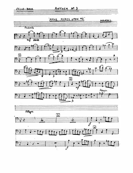 Basses (Cellos/Organ)