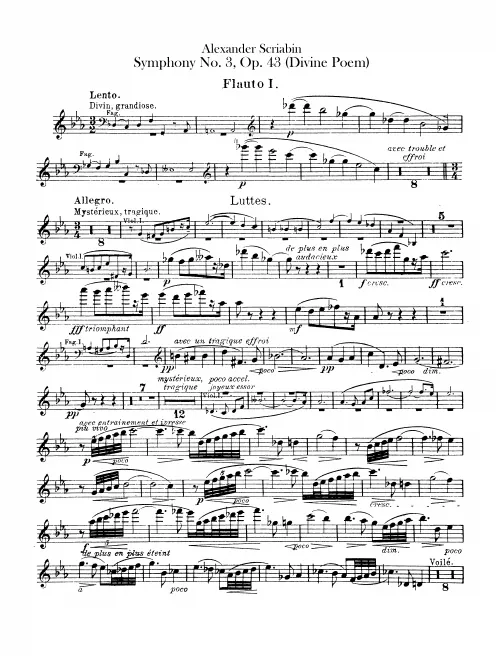 Flute 1, 2, 3