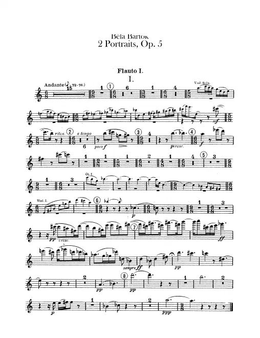 Flute 1, 2