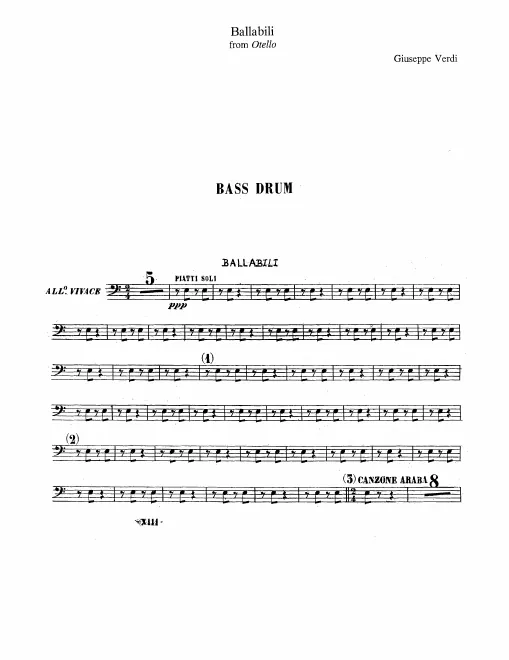 Bass Drum/Cymbals