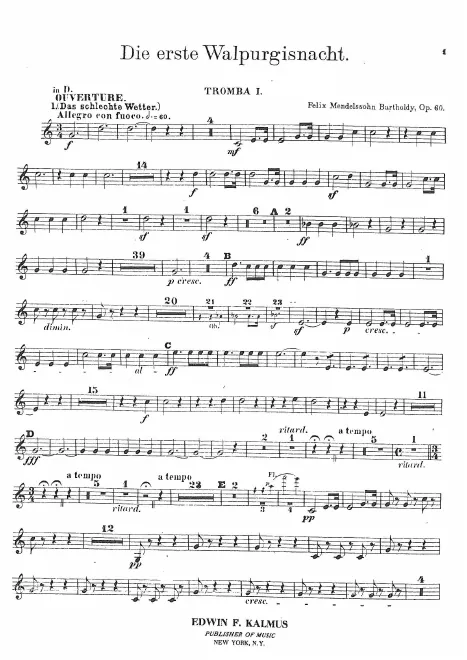 Trumpet 1 (D/E/C)