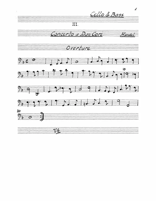 Cellos/Basses
