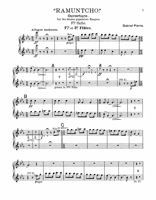Flute 1/2 (also Piccolo)