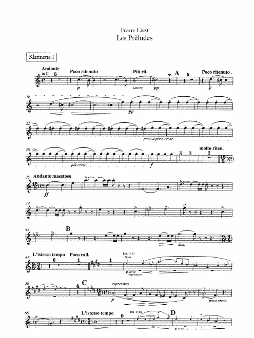 Clarinet 1, 2 (C/B/A)