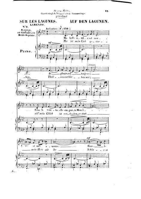3. Sur les lagunes (F minor)