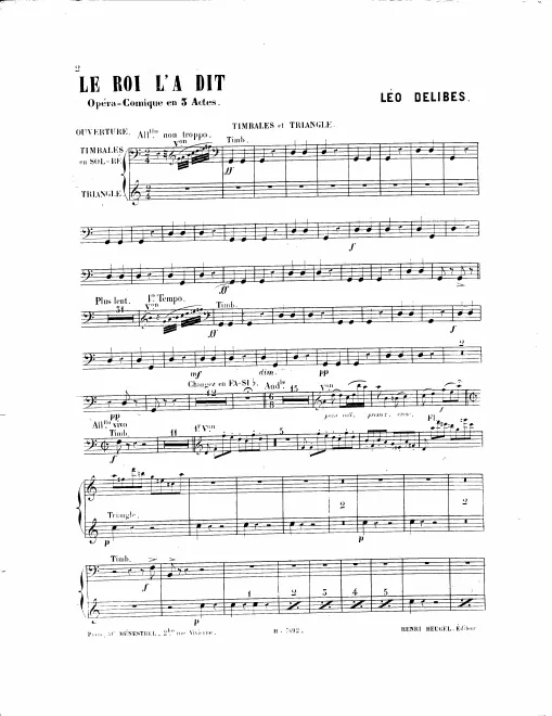 Timpani/Triangle, Bass Drum/Cymbals